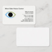 眼気に眼科医の名刺 名刺 (正面/裏面)