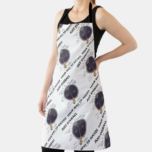 眼球で成功への道を目の解剖学的ユーモア エプロン (インサイチュ)