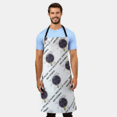 眼球で成功への道を目の解剖学的ユーモア エプロン (着用した状態)