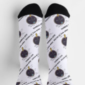 眼球で成功への道を目の解剖学的ユーモア ソックス (上部)