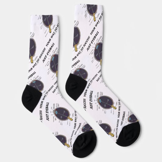 眼球で成功への道を目の解剖学的ユーモア ソックス (右)