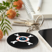 眼球と石骨 キーホルダー (側面)