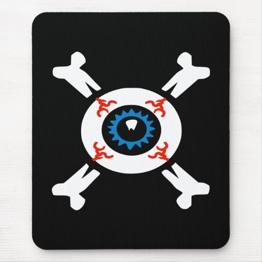 眼球と石骨 マウスパッド (正面)