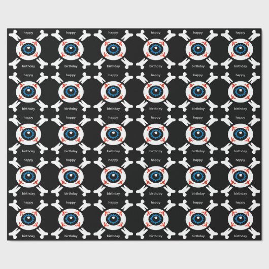 眼球と石骨 ラッピングペーパー (シーム)