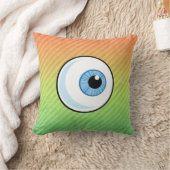眼球のデザイン クッション (ブランケット)