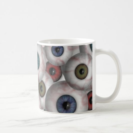 眼球のマグ コーヒーマグカップ (右)