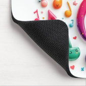 眼球の入った虹の楽譜 マウスパッド (コーナー)