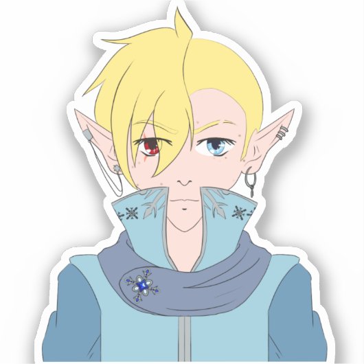 眼球の雄弁 シール (正面)