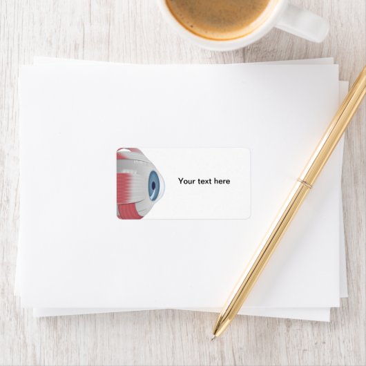 眼球アイ住所 シール (インサイチュ)