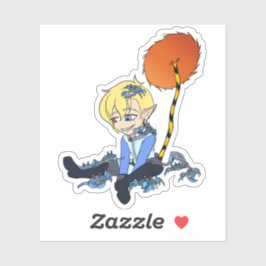 眼球アディール誕生日カニ シール