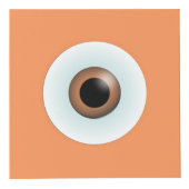 眼球カラーキューブデコ風変わりール フォトキューブ (正面)