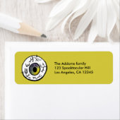 眼球ハローウィンパーティ差出人住所ラベル ラベル (インサイチュ)