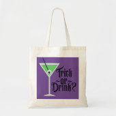 眼球マルティーニ大人のトリックまたは治療 トートバッグ (正面)