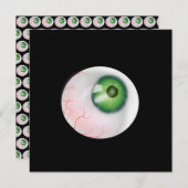 眼球不気味ハローウィンパーティ 招待状 (正面/裏面)