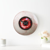 眼球不気味 ラージ壁時計 (ホーム)