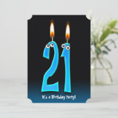 眼球付き21歳の誕生日パーティー 招待状 (スタンド正面)