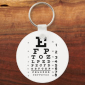 眼球図 キーホルダー (正面)