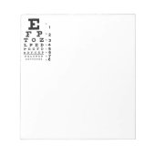 眼球図 ノートパッド (正面)