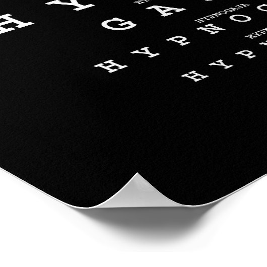 眼球図 ポスター (角)