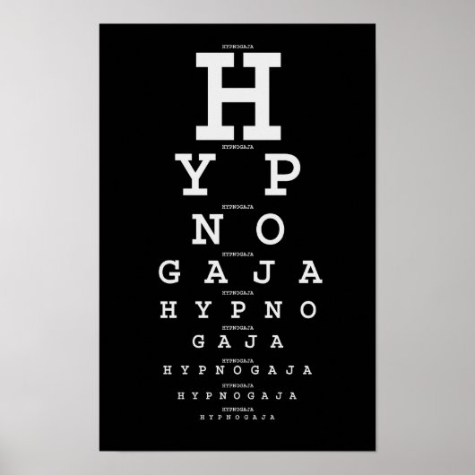 眼球図 ポスター (正面)