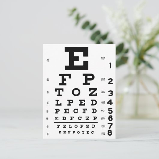 眼球図 ポストカード (スタンド正面)