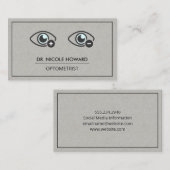 眼球図 | Phoropter Equipment名刺 名刺 (正面/裏面)