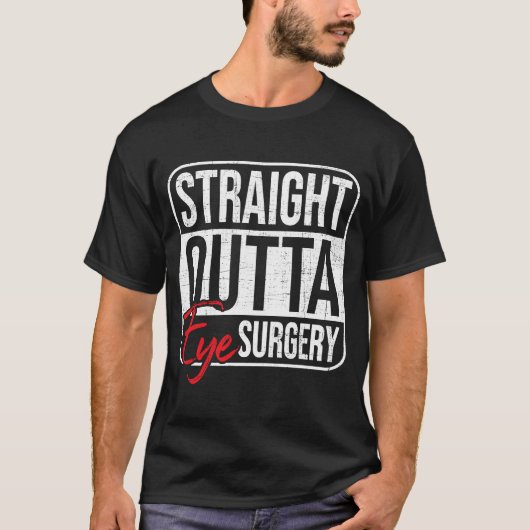 眼球外眼手術緑内障眼白内障 Tシャツ (正面)