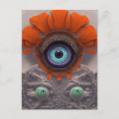 眼球植物 ポストカード (正面)