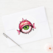 眼球繰り ラウンドシール (封筒)