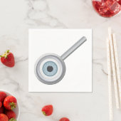 眼球虫眼鏡おもしろい眼検査 スタンダードカクテルナプキン (インサイチュ)