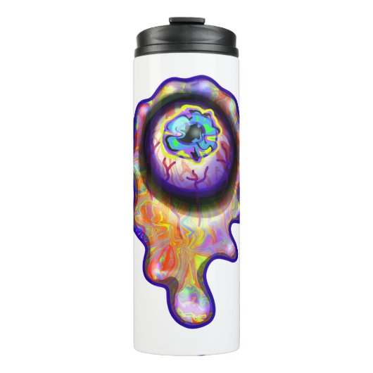 眼球風変わり絵文字絵を描ドリップアーM13 タンブラー (正面)