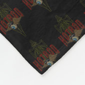 眼球飛んでいる改造 フリースブランケット (角)