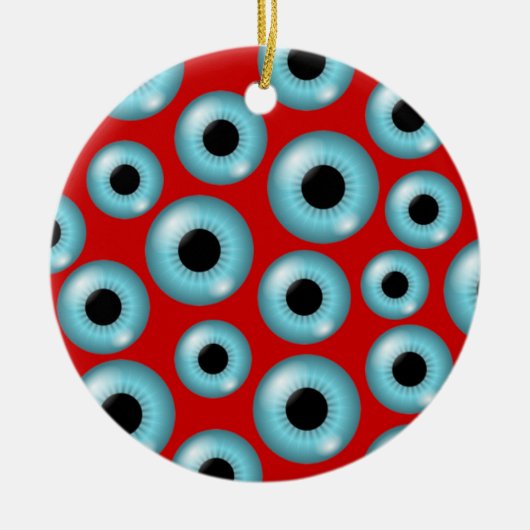 眼球 セラミックオーナメント (正面)
