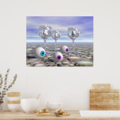 眼球 ポスター (キッチン)