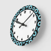 眼球 ラウンド壁時計 (傾斜)