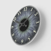 眼球 ラウンド壁時計 (傾斜)