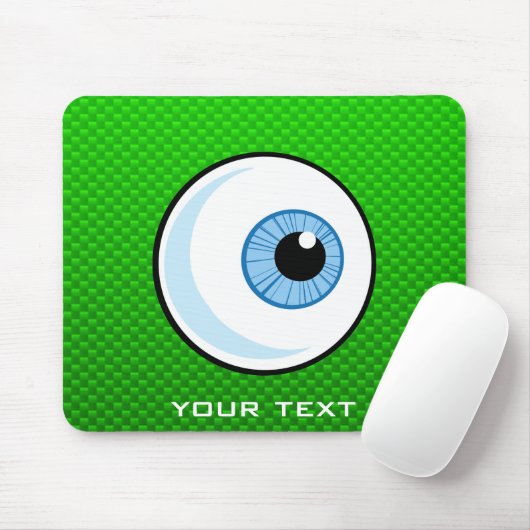 眼球;緑 マウスパッド (マウス)