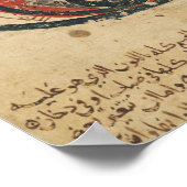 眼疾患に関する本からの眼の解剖学 ポスター (角)