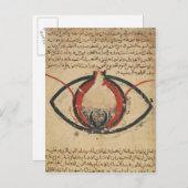 眼疾患に関する本からの眼の解剖学 ポストカード (正面/裏面)