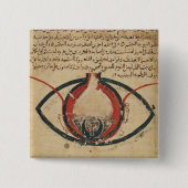 眼疾患の本からの目の解剖学、 缶バッジ (正面)