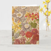 眼痛症 | ジョージ・ニコルソン カード (黄色い花)