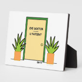 眼科おもしろい医マンガ眼科検眼科 フォトプラーク (側面)