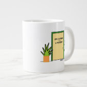 眼科おもしろい眼科用眼科医オフィス漫画コーヒー ジャンボコーヒーマグカップ (正面右)