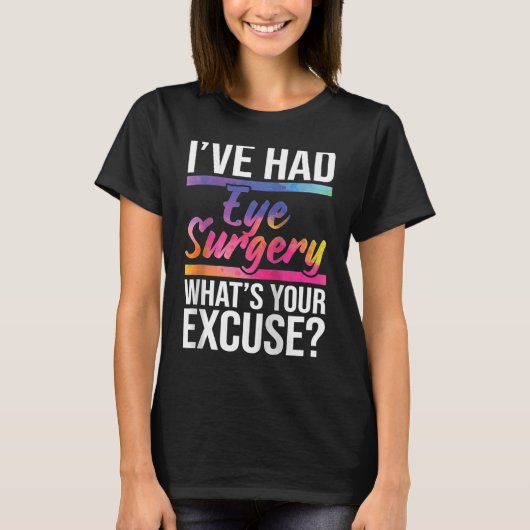 眼科の白内障の生存者緑内障を患った Tシャツ (正面)