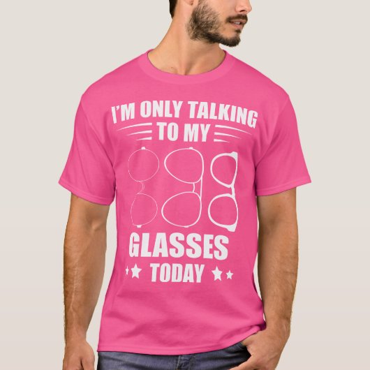 眼科の眼科医の目の車しか話してない Tシャツ (正面)