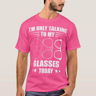 眼科の眼科医の目の車しか話してない Tシャツ