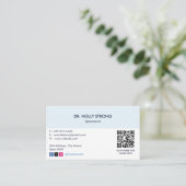 眼科クリニック事業 | クリーンアポイントメント 名刺 (スタンド正面)