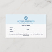 眼科クリニック事業 | クリーンアポイントメント 名刺 (裏面)