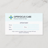 眼科クリニック事業 | クリーンアポイントメント 名刺 (裏面)