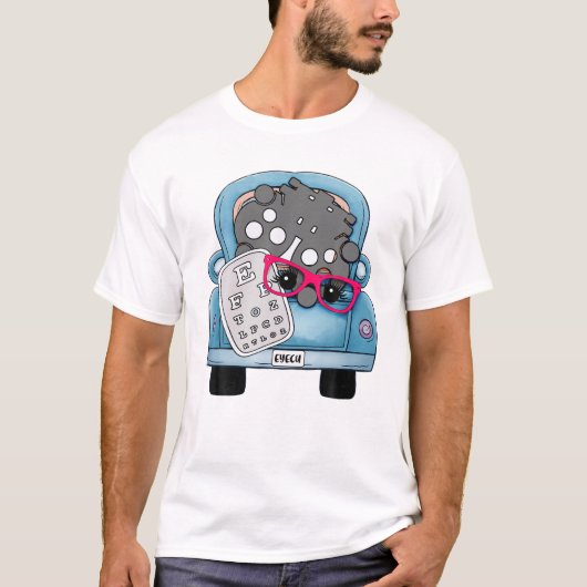 眼科トラックアイカートグラスオプション Tシャツ (正面)